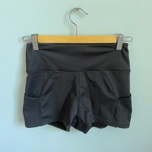 Garage Black Small Athletic Shorts